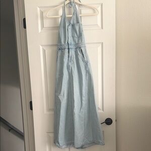 Universal Thread Light Blue Backless Dress